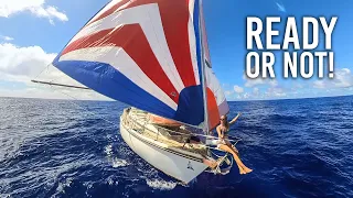 Day 1 and 1000 Miles To Go!  Sailing Vessel Delos Ep. 516