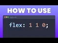 The most popular Flexbox property explained in 4 Minutes CSS flex shorthand