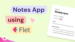 How To Create A Cool Notepad App In Python Flet Tutorial