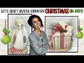 Download Lagu Crafting The Perfect Rustic Farmhouse Country 🎄 Christmas (in July!): DIY Wood \u0026 Fabric Decor Ideas