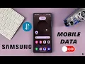 How To Turn OFF Mobile Cellular Data On Samsung Phone