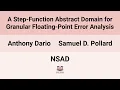 NSAD24 A Step-Function Abstract Domain for Granular Floating-Point Error Analysis