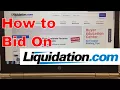How to bid on auctions at Liquidation com