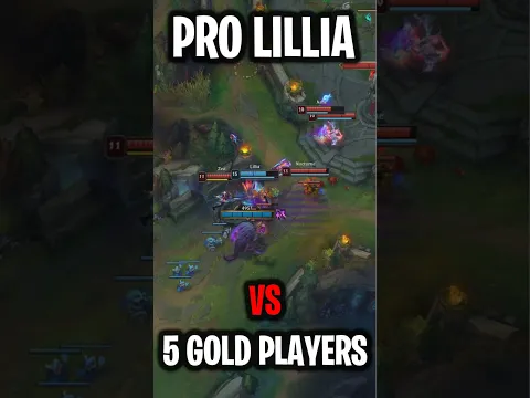 Professional Lillia in a 1v5