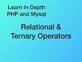 Relational and Operator - Php any Mysql In Depth