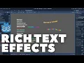 Rich Text Effects in Godot 4 Step by Step Guide Tutorial