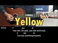 Yellow - Coldplay EASY Guitar Tutorial with Chords
