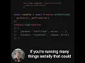 Speed up your JS using concurrent promises