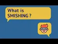 What is smishing How phishing via text message works