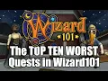 The Top 10 WORST Quests in Wizard101