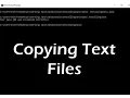 Java Console Applications Copying a Text File