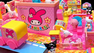 13 Minutes Satisfying with Unboxing Sanrio My Melody Supermarket ASMR Kitchen (No Music)