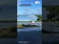 Floodwaters in Lampasas County Texas