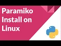 How To Install paramiko using PIP Paramiko install on linux
