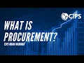 Lagu What is Procurement?