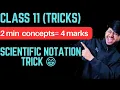 scientific notation class 11