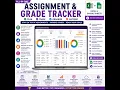 Assignment Grade Tracker Weighted Gradebook Study Planner