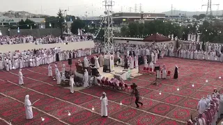 عرضة جنوبية   نموذج لطريقة دخول الضيوف في المناسبات الجنوبية  دندنها