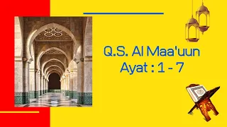 surah al maun dan terjemahnya