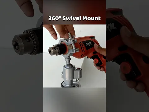 Drill ➔ Mini Workstation - 360° Swivel Mount! #toolsDescription