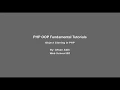 PHP OOP Fundamental - 23 Object Cloning in PHP