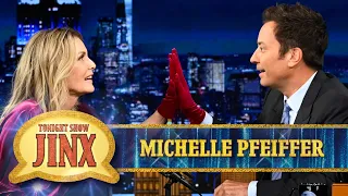 Jinx Challenge with Michelle Pfieffer | The Tonight Show Starring Jimmy Fallon