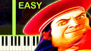 RUSH E - EASY Piano Tutorial