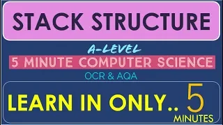 Tutorial 19 Stack Data Structure in 5 minutes