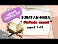 murotal An-naba ayat 1-10 | belajar Menghafal | Metode Ummi