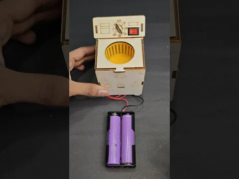 Wooden Mini Washing Machine 🤯