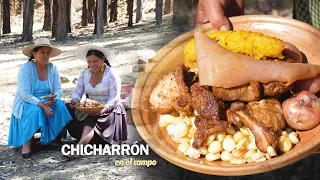 Me voy al campo a cocinar CHICHARRON junto A MI HERMANA