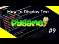 How To Display Text In Pygame FH Coding