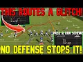UNSTOPPABLE GLITCH ROUTE No Defense Stops It 4 Play Pass Run Scheme Madden NFL 22 Offense Tips