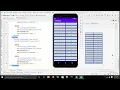 how to set table layout in android studio Table layout in android studio