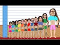 The Best FEMALE Fighter at every height MMA UFC Height Comparison Animation