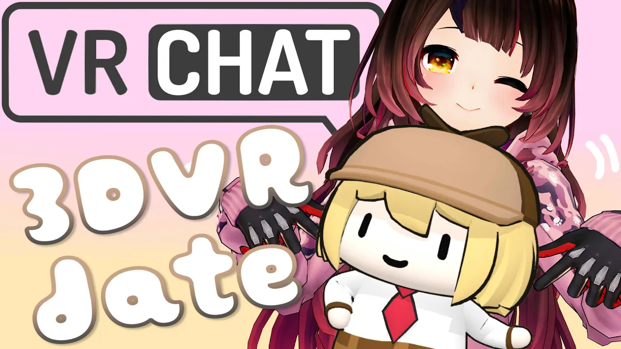 【VRChat】VR3D first Collaboration with ame !!!??【ホロライブ/ロボ子さん】