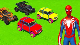 Spider Man Enters the Superhero Car Parkour Arena 🔥​ No Limits, Crazy Stunts & Ultimate Drop!