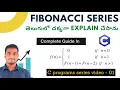 Fibonacci Series in Telugu