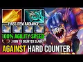 Download Lagu WTF 100% Max Agility Speed First Item Radiance Imba Fast Farm Slark Vs Hard Counter Dota 2
