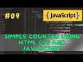 Build a Simple Counter App with HTML CSS JavaScript 2025 Tutorial