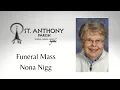 Funeral Mass - Nona Nigg