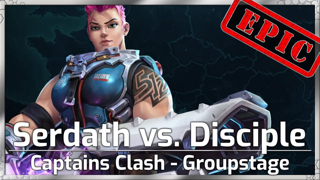 EPIC! Disciple vs Serdath - Captains Clash Groups - Heroes of the Storm