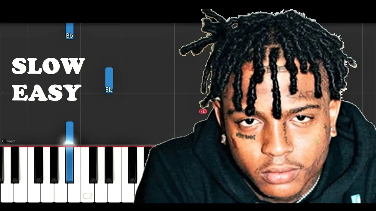 Ski Mask The Slump God - Faucet Failure (SLOW EASY PIANO TUTORIAL)