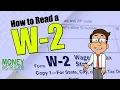 How to Read Your W-2 Tax Form Money Instructor
