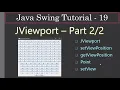 JViewPort and Content Panning Part 2 Java Swing Tutorial