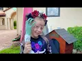 Nastya and a story for children on Halloween