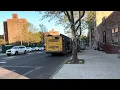 MTA bus action Bx36 Bx39 Bx40 Bx42 Bx22 And NIS buses at White Plains Tremont Av