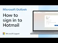 How to sign in to Hotmail Microsoft