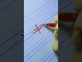 April How to write English cursive writing daily usable words handwriting