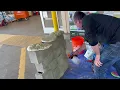 How to use Behr s semi transparent concrete stain